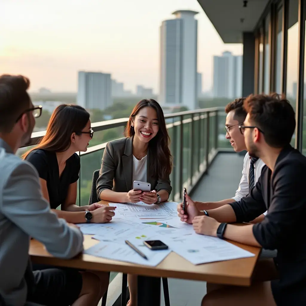 Modern industrial facility